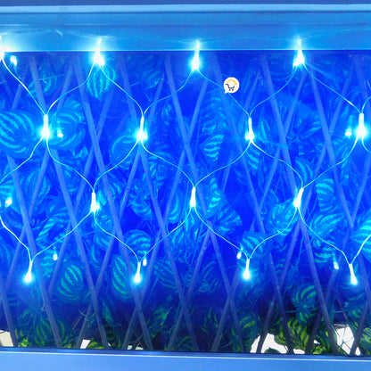 Extension Luz Led Cenefa 200 LED 6 Metros Luces Navidad Azul 2173