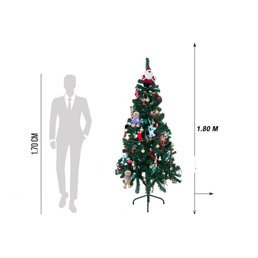 Árbol De Navidad 180 cm 850 Ramas