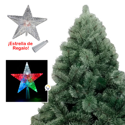 Arbol Navidad Clásico 190 cm Tupido Frondoso + Estrella  VERONA