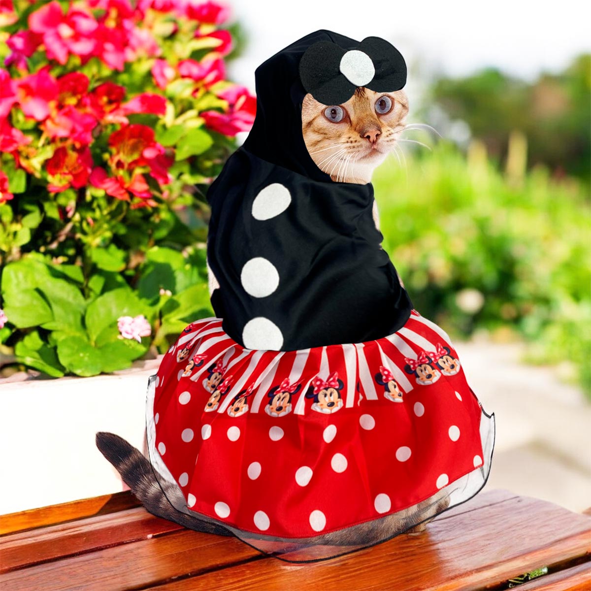 Disfraz Para Mascotas De Minnie Mouse Halloween DMIN01