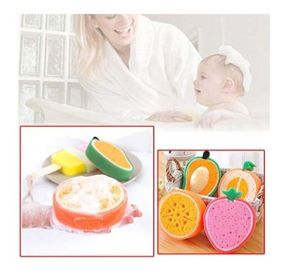 Esponja De Baño Ducha Frutas