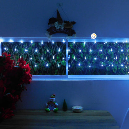 Extension Luz Led Cenefa 200 LED 6 Metros Luces Navidad Blanco 2171