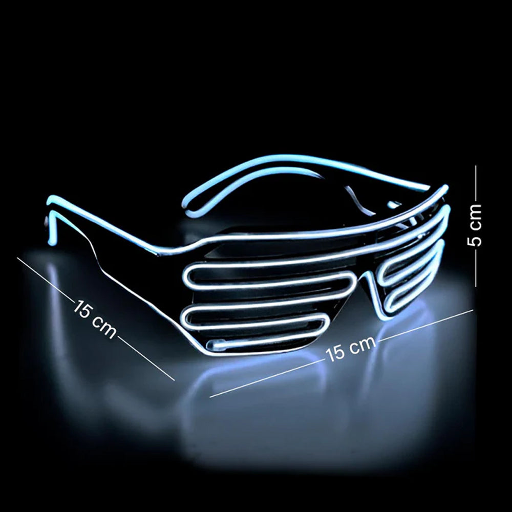 Gafas Luminosas Neon Luz LED Para Fiesta Halloween