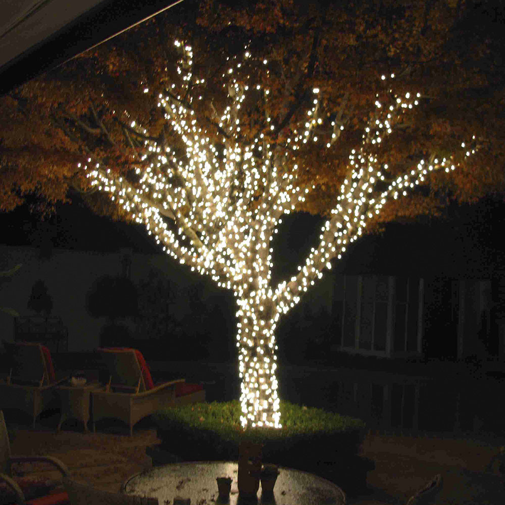 Luz Led Lineal 50 Metros 500 Led Blanca Luces Navidad RF 1511