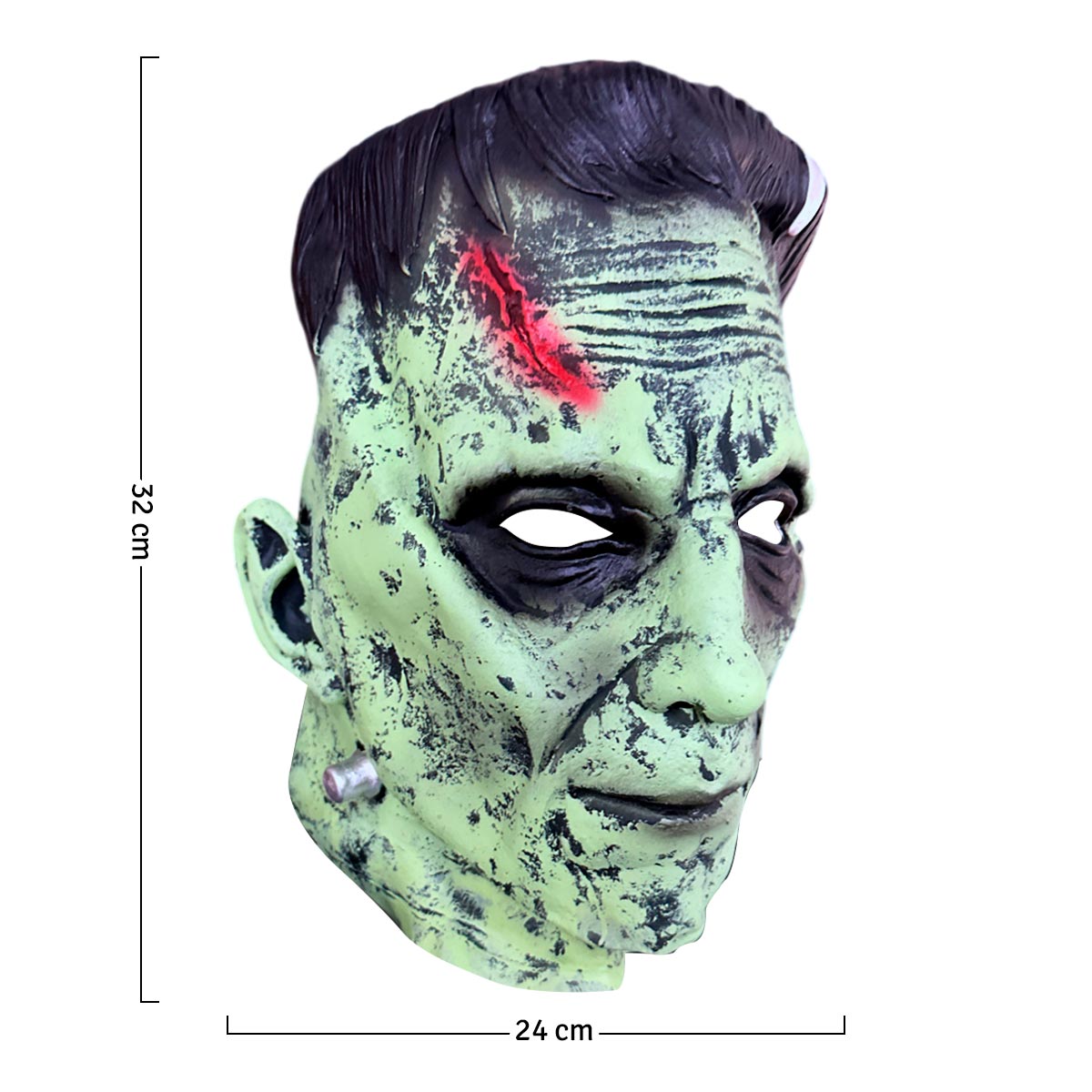 Máscara Frankenstein De Látex Halloween Disfraz OF-1588