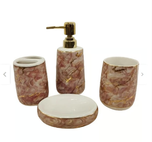 Dispensador Jabon Liquido Ceramica Baño Cocina Diseño Marmol